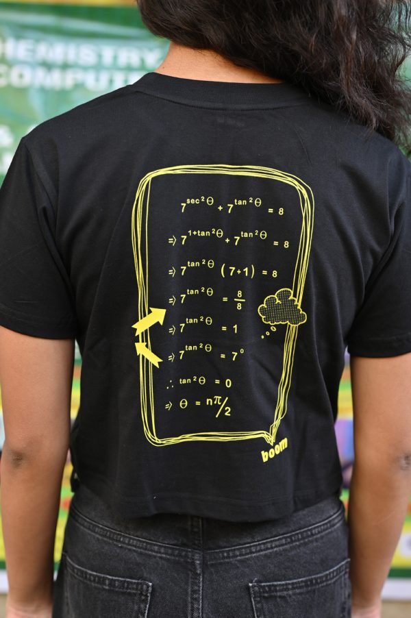 Crop Top T-shirt<br>( Print- 2 ) - Image 2