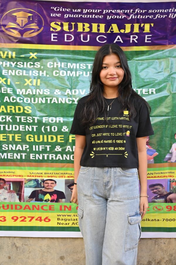 Crop Top T-shirt<br>( Print- 3 ) - Image 3